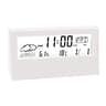 Creative Weather Thermo Hygrometer Clock with Alarm Stylish Desktop Decor for Home or Office