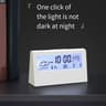 Creative Weather Thermo Hygrometer Clock with Alarm Stylish Desktop Decor for Home or Office