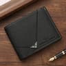Slim RFID Leather Wallet For Men Minimalist Bifold Front Pocket Wallet With Credit Card Holder And  5