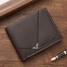 Slim RFID Leather Wallet For Men Minimalist Bifold Front Pocket Wallet With Credit Card Holder And  6