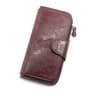 Vintage Leather Womens Wallet Three Fold Coin Purse  Mobile Phone Holder 8
