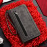 Mens Vintage PU Leather Wallet Zipper Coin Purse Credit Card Holder  Business Clutch Bag 5