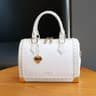 Fashionable Vintage Rivet BoxShaped Handbag For Women Personalized Street Style Boston Bag 7