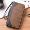 Vintage Mens RFID Leather Clutch Bag Genuine Crazy Horse Leather Money Wallet Phone Pouch  Coin Pur 5