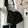 Large Canvas Crossbody Tote Bag For Women Travel Gym Messenger Shoulder Bag 6