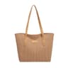 Womens Large Capacity Corduroy Shoulder Tote Bag Stylish Comfortable Work  Commuting Bag 7