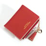 Fashion Womens RFID Wallet With Tassel Stylish Mini Zipper Coin Purse Small Leather Card Holder For 9