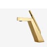 Black Chrome Waterfall Bathroom Faucet Single Handle Deck Mount Sink Mixer