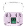 Crystal Clear transparent wireless earbuds with ENC and LED Power Display