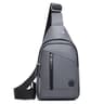 Adjustable Single Shoulder Chest Bag for Men Ideal for Outdoor Sports Commuting and Crossbody Use