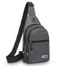 Mens Casual Shoulder Bag with Multiple Pockets Lightweight Multifunctional Chest Bag