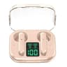 Transparent Wireless Bluetooth Earbuds with ENC Mic and LED Power Display