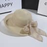 Womens Foldable Straw Sun Hat With Bowknot For Beach Travel 5