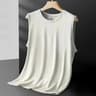 Mens Ice Silk Mesh Vest Lightweight Breathable Summer Tank Top Sports Sleeveless Shirt 6