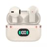 Premium Leather Wireless Earbuds with Mic and Semi In Ear Comfort Fit