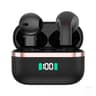 Premium Leather Wireless Earbuds with Mic and Semi In Ear Comfort Fit