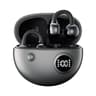 Open Ear Clip Bluetooth Wireless Earphones with Digital Battery Display and Sports Stereo Sound
