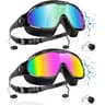 Wide View Anti Fog Swimming Goggles For Adults UV Protection Pool Goggles 9