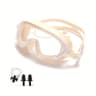 Wide View Anti Fog Swimming Goggles with Earplugs for Diving and Water Sports