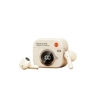 Retro Camera Style Wireless Bluetooth Earbuds with Noise Reduction and Gaming Audio