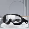 Adult Large Frame Swimming Goggles With Earplugs Anti Fog Silicone 2
