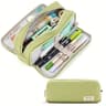 Large Capacity Pink Pencil Case for Girls Multi Layer Stationery Organizer