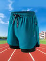 Men Running Shorts Quick Dry Gym Training Workout Shorts 3