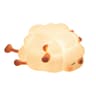 Cute Rabbit Silicone LED Night Light Rechargeable Tap Control Bedroom Lamp