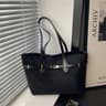 Leopard Print Tote Bag For Women Spacious Work Shoulder Handbag 4