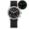 Military Chronograph Quartz Watch With Sapphire Glass Luminous Dial Waterproof Movement