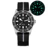 Titanium Sweep Quartz Sapphire Ceramic Bezel Dive Watch With Lume 7