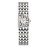 Elegant Triangle Dial Silver Womens Quartz Stainless Steel Dress Watch 5