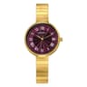 Elegant Womens Gold Quartz Watch Waterproof Stainless Steel Ladies Wristwatch 9