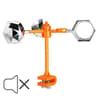 Solar Wind Powered Spinning Bird Deterrent with Reflective Scarecrow and Sound