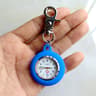 Silicone Nurse Watch Clip On Carabiner Pocket Watch for Nurses Doctors Students