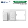 Acrylic Glass USB Wall Socket With Type C And Dual Charging Ports Standard Power Outlet 7