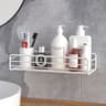 Premium Matte Black Bathroom Corner Shelf Punch Free Wall Mounted Organizer Rack Space Saving Stora 6