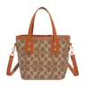 Elegant Women's Crossbody Bag Textured Bucket Bag Korean Fashion Shoulder Purse