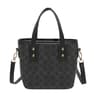 Elegant Women's Crossbody Bag Textured Bucket Bag Korean Fashion Shoulder Purse