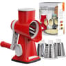3 In 1 Rotary Cheese Grater Versatile Manual Vegetable Slicer  Peanut Nuts Grinder For Shredding  S 6