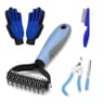Deshedding Grooming Brush & Massage Comb for Dogs and Cats