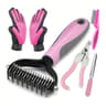 Deshedding Grooming Brush & Massage Comb for Dogs and Cats