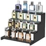 Dark Cologne Stand ToolFree Step Perfume Organizer Display Shelf For Fragrance Skincare Figurine De 6