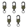Heavy Duty Retractable Keychain with Reinforced Steel Cable & Secure Carabiner Clip