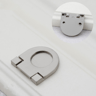 Modern Zinc Alloy Recessed Cabinet Pull Hidden Wardrobe Door Handle