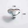 Heart Cabinet Knobs in Chrome for Drawers, Cabinets and Wardrobes