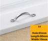 Stainless Steel Cabinet Door Handles Silver Drawer Pulls