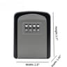 Wall Mounted Key Lock Box With Digit Combination 7