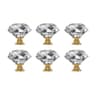 Crystal Glass Cabinet Knobs Diamond Drawer Handles 5
