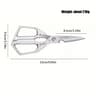 Heavy Duty Multifunctional Kitchen Scissors Chicken Bone & Kitchen Shears with Bottle Opener & Scraper